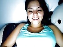 Sexy Colombian Cam Girl Masturbates