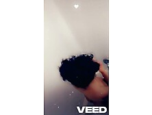 Hotel Shower Solo Female Porn Star Stripper Black Large Bazookas Large Butt