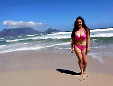 Stripping and Frolicking on the Beach