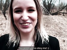 Social Experiment Ended For Presenter With Cum In Her Pussy