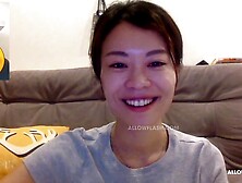 Asian Girl Surprised w/ Black Cumming Dickud83dudd0a