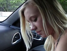 Hot Pornstar Bailey Brooke Gets A Ride But Has No Money To Pay, So She Sucks His Dick Instead