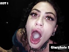 Gloryholesecrets - Alt Queen Slurps On Shlong After Ramrod When That Babe Visits The Gloryhole