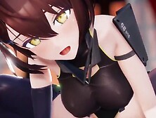 Busty redhead in latex rides a hard stiff cock in POV