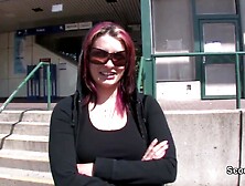 German homeless teen get seduce to first time - Handjob