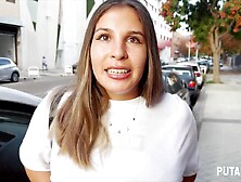 PutaLocura - Youthful Spanish woman with a massive booty Zivanka is caught on the street by Torbe