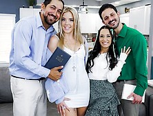 Enticing Freya Von Doom and Lola Cheeks at medium size tits xxx