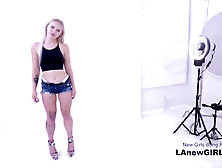 Chick Has Orgasm By Getting Cunt Licked At Her Audition