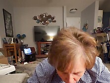 Amateur GILF Sucking a 40-something's Cock