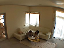 Moe Kotsuji Hot Asian babe gets bukkake lessons