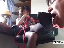 Subtitles Japanese Femdom Foot Worship On A Leash