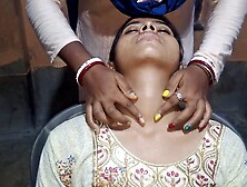Indian mother her daughter a sexy neck massage