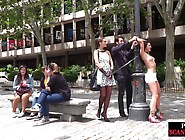 Bdsm Public Babe Humiliated Outdoor By Master And Domin