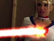 Superheroine Sailor Moon Battles The Evil Empress