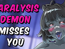 ASMR Midnight Visit From a Demon Girl