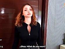 Delivery Cutie Drops the Package… Pays with Her Butt!