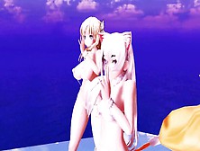 【Mmd】Chaika Neko & Sena Attractive & Astrea Macne Set【R-18】