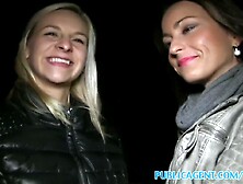 PublicAgent 2 sisters screw 2 large ramrods for Xmas