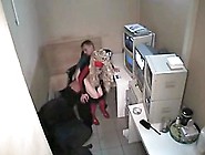 Security Guy Fucks On Security Cam