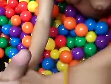 College Kids Have Sex In Playpen Of Balls