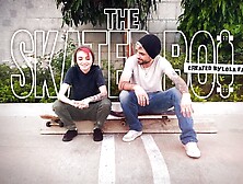 MODEL TIME Genderfluid Skater Bangs their Sweet Instructor