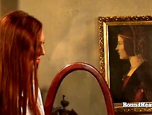 Hawt Curvy Large Ass Lesbo Slaves Groaning From Whip And Domination With Madame