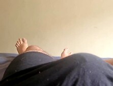 Surprise! There's somethig large inside my underclothing...