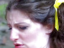 She ran out of sun cream so she rubbed her friends sperm