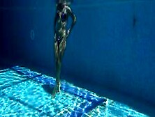 Absolutely Astonishing Blonde Pornstar Mary Kalisy Swimming