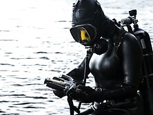 Hot outdoor latex fuck and beautiful roses