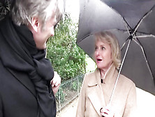 Alluring french GILF crazy adult scene