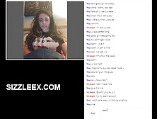 Shy Teen Teases On Omegle (With Sound)