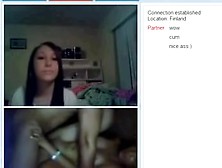 Cramming hard in front of strangers