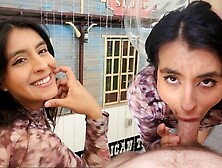 I ask my friend to help me record a film fucking in the mall!!