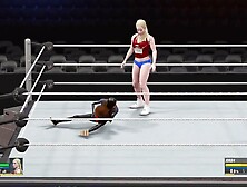 Blonde Russian Athlete beats wimpy nigga