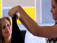 MILF Julia Ann engages threesome sex with teen and her stepson