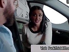 Audrey Bitoni is a large titted brunette hair who loves to cheat on her spouse with various studs