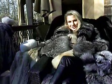 sexy fur coat