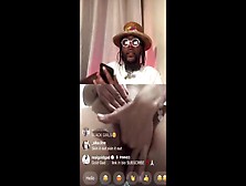 Hispanic Teenie Fingers Herself On Instagram Live For Rapper Gold Gad