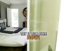 Step daughter gives dad a POV blowjob