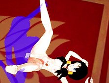 Dragon Ball cartoon - Videl Poked and Hand-job
