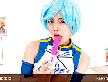 Kanna Sakura Shows Off Her Perfect Tits And Fucks Her Shaved Pussy Upskirt (fake) - Hamezo