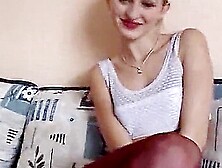 Slender Looking German Blonde Making A Hard Cock Cum - Teaser Video