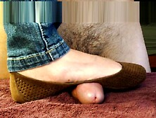 Ballet Flats Table Top Cock Trampling - CBT