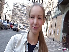 German Scout - Hot Teenie Kinuski Talk To Real Leg Shaking Climax Casting