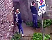 Catching Guys Pissing On Cctv