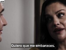 Big Titted WIDOW wants to be impregnated by her stepson