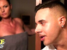 Fake Hostel Dark Hair Goddess Little Eliss Secretly Screwed by Room mate