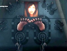 AI Robot Cum Machine Experimenting An Milking Brunette hair mother I'd like to fuck - CG Animation