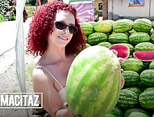 Strawberry blonde Babe Elisa Odiosa Drilled Then Facialized After Interview - CARNE DEL MERCADO